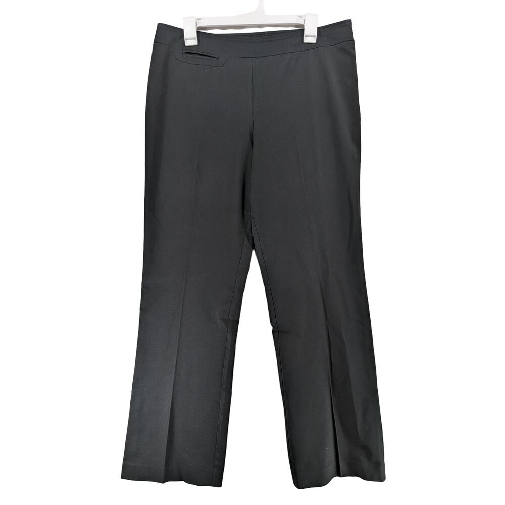 The Limited Stretch Dress Pants 12 Regular Black Side Zip Office Career Business